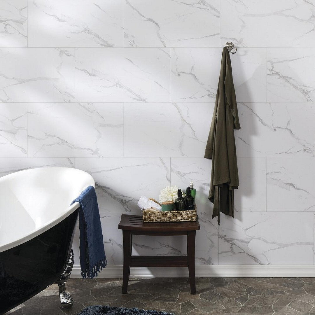 Lico-USA-15-x-25-Matte-SPC-Vinyl-Wall-Tile-Carrara-Marble