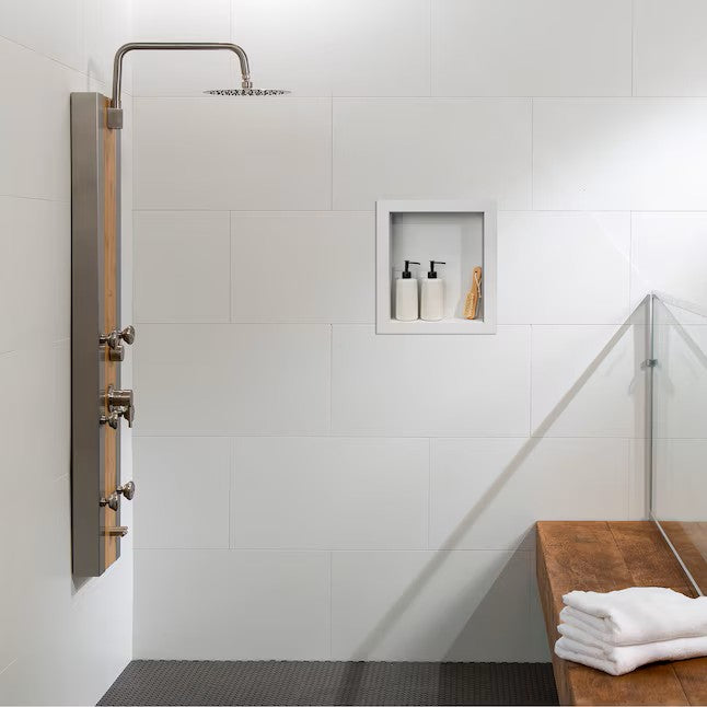 Lico-USA-Shower-12-x-14.5-Waterproof-Vinyl-Niche-Dusty-Pearl