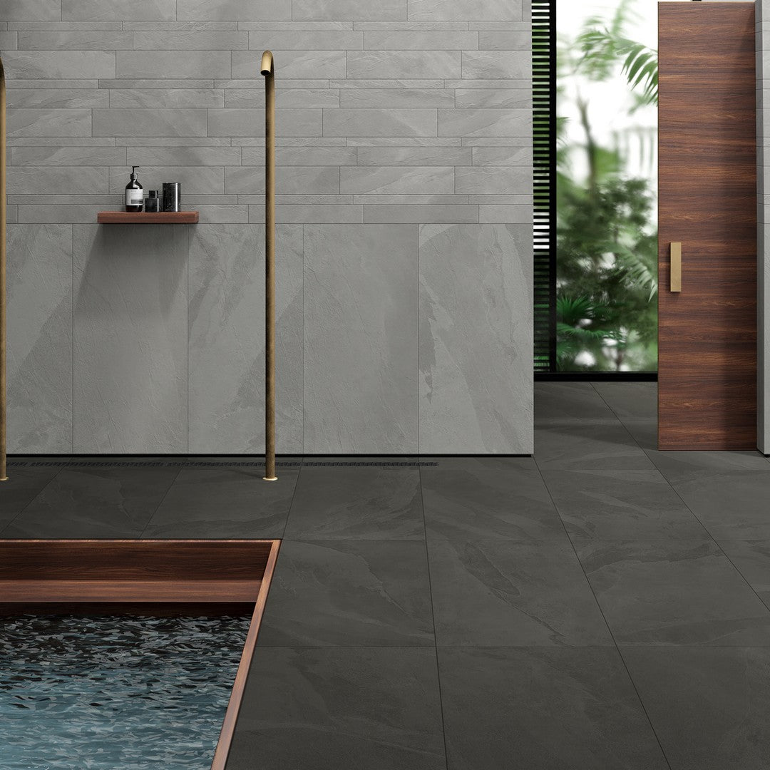 Rickert-Unicom-Starker-Brazilian-Slate-12-x-24-Porcelain-Matte-Tile-Pencil-Grey