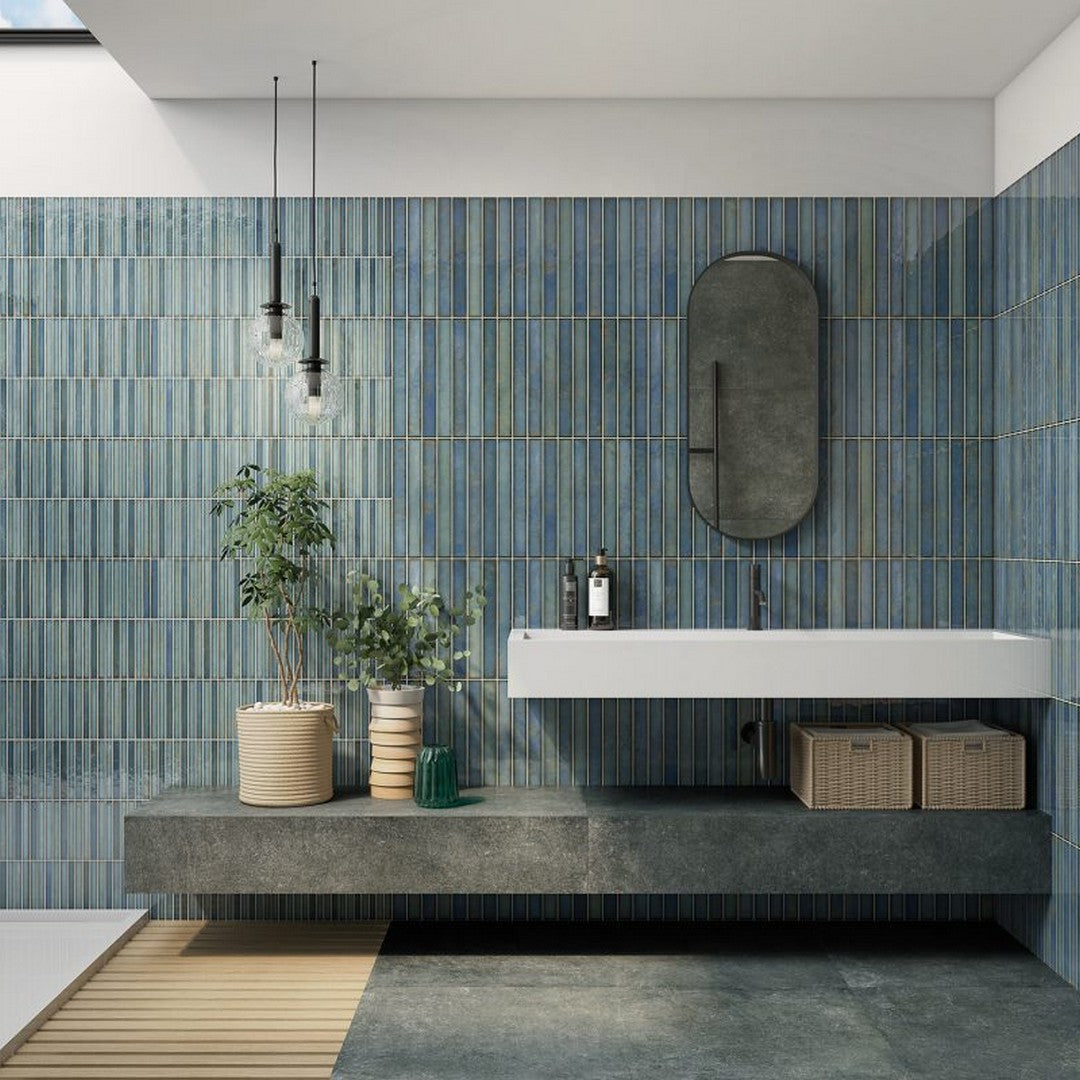 Rickert-LaPlatera-Pencil-14-x-14-Glossy-Ceramic-Tile-Raku-Turquoise