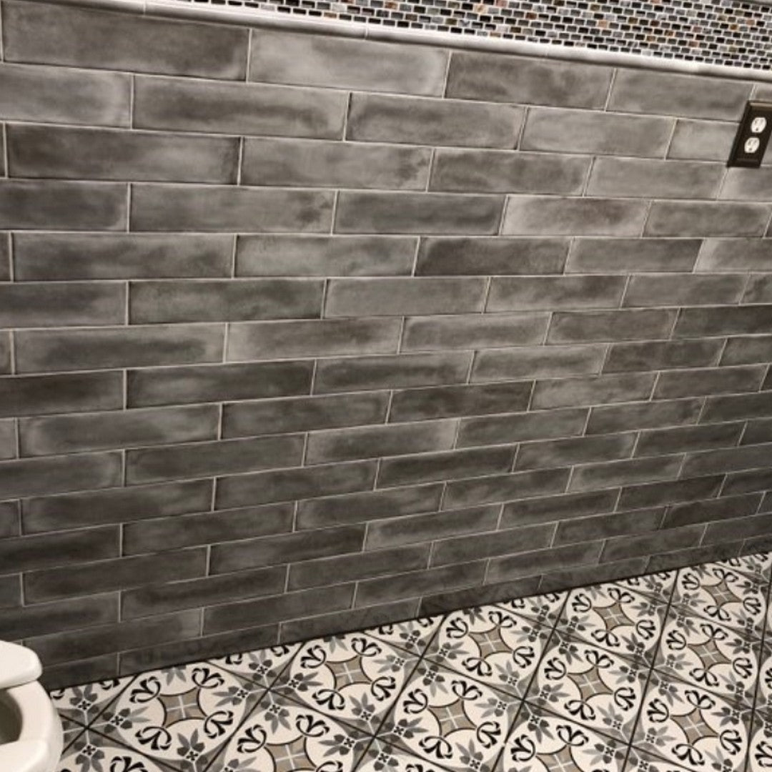 Rickert-Equipe-Splendours-3-x-12-Glossy-Ceramic-Tile-Grey