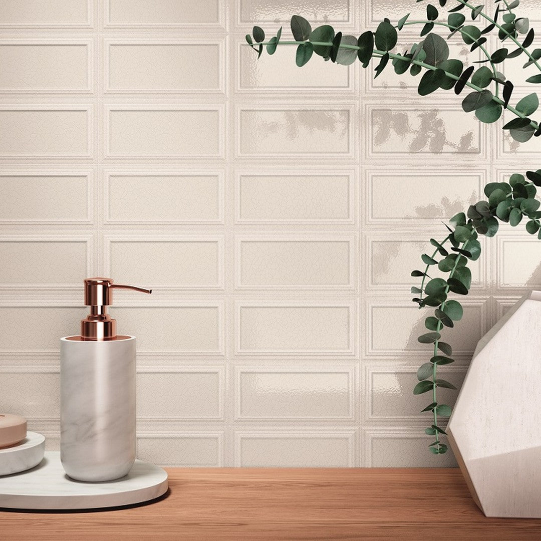 Rickert-Ape-Hamptons-Orient-12.99-x-12.99-Gloss-Ceramic-2.5x5-Mosaic-Snow-Crackled