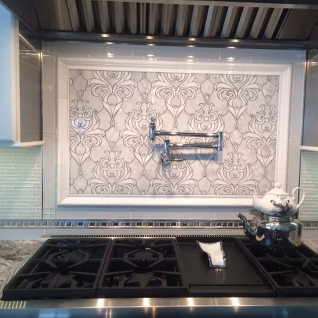 Rickert Marble 2" x 12" Thassos Polished Chair Rail Thassos