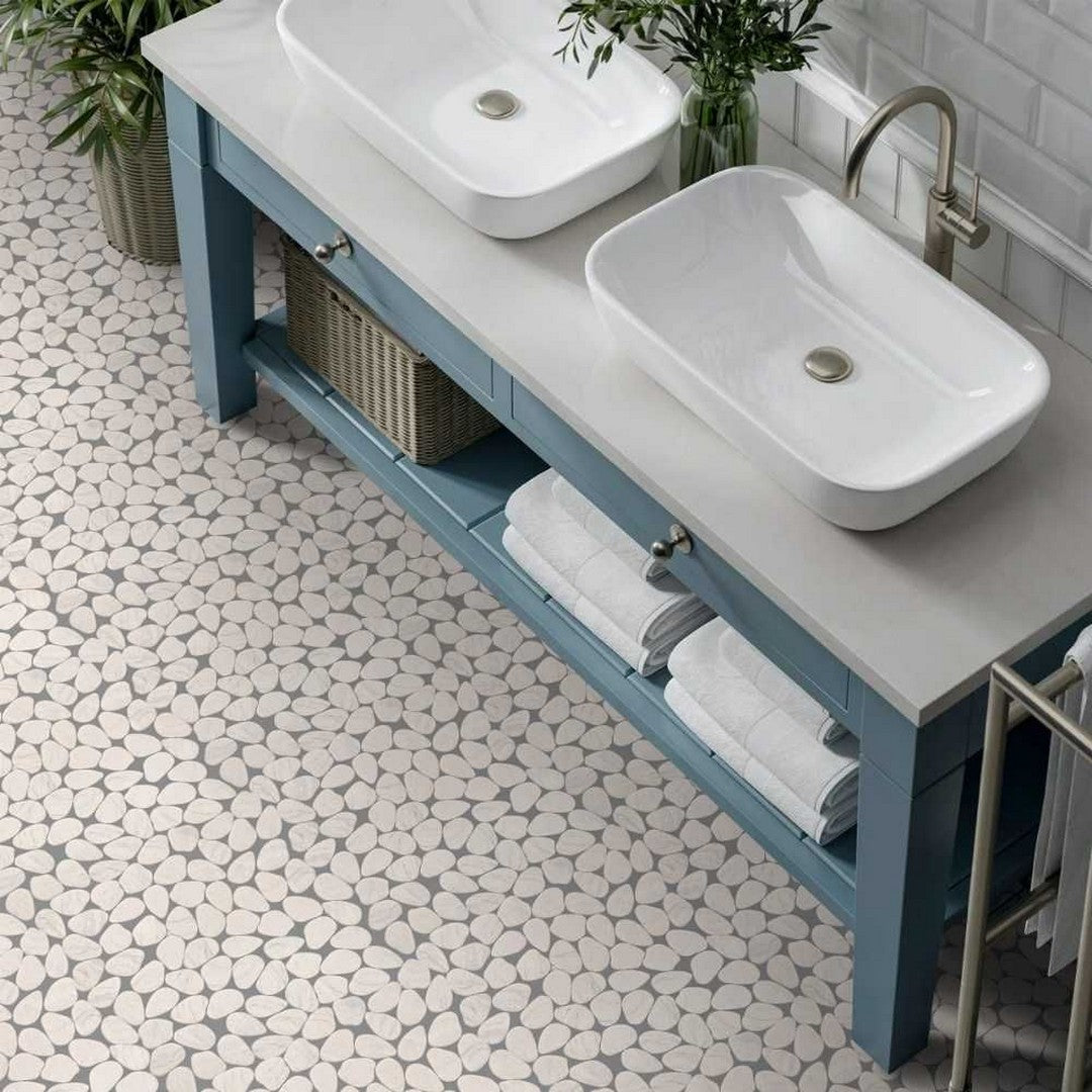 Rickert-Pebble-12-x-12-Matte-Glass-Mosaic-Statuario