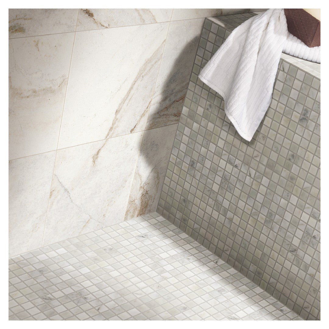 Daltile-Marble-2-x-2-Straight-Joint-Mosaic-Honed-Daphne-White