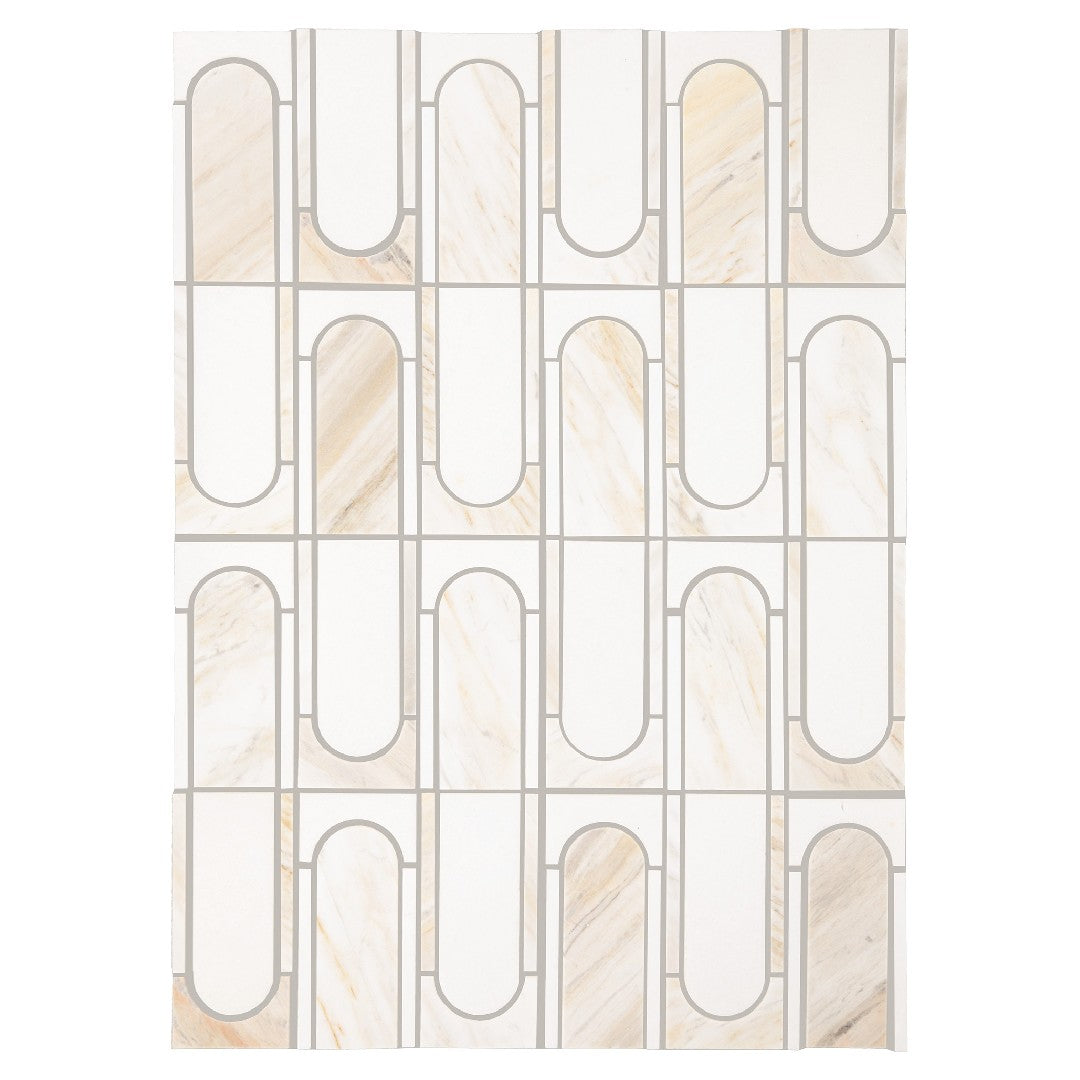 Daltile Perfit Mosaix 13.25" x 18" Honed Natural Stone 4" Random Mosaic