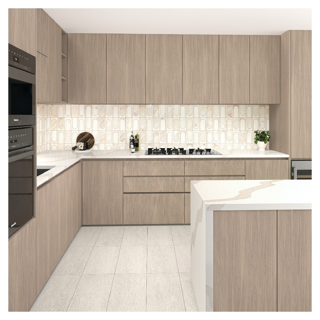 Daltile-Perfit-Mosaix-13.25-x-18-Polished-Natural-Stone-Capsule-Mosaic-Namaste-|-Thassos