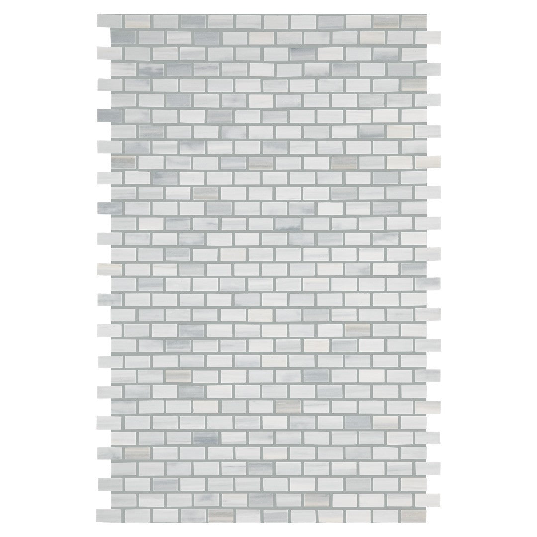 Daltile-Perfit-Mosaix-13.25-x-18-Polished-Natural-Stone-0.5x1-Straight-Stack-Mosaic-Grey-Palissandro