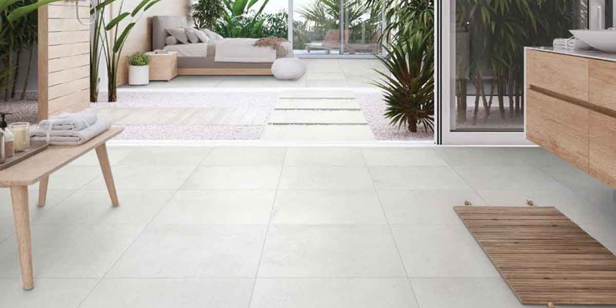 24 x 24 White Porcelain Tile
