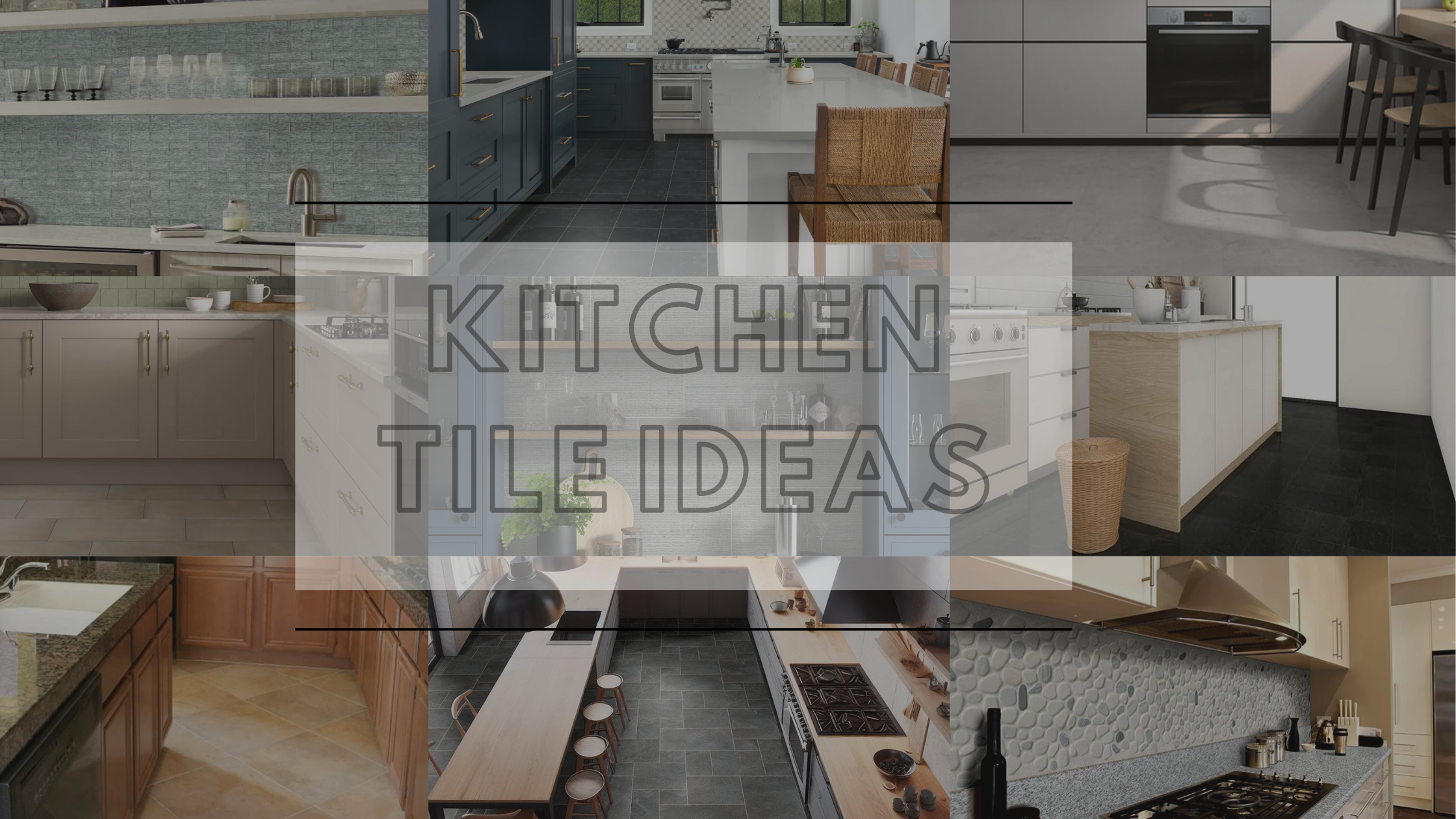 Kitchen Tile Ideas, Image is showing tiles on backsplashes, kitchen walls, and kitchen floors, granite, marble tiles in kitchen, kitchen countertops