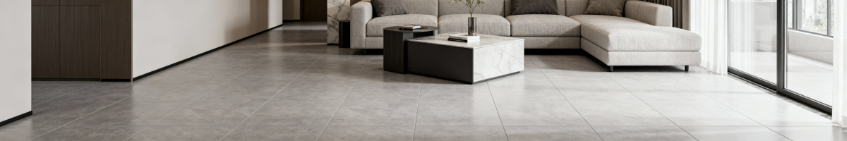 Arizona Tile Porcelain Room scene | Image is showing porcelain tile by Arizona Tile installed in a living room  Living Room Tile