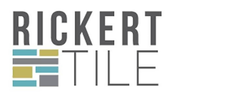 Ricker Tile Logo, Image is showing font of Ricker TIle Logo with tile brick image