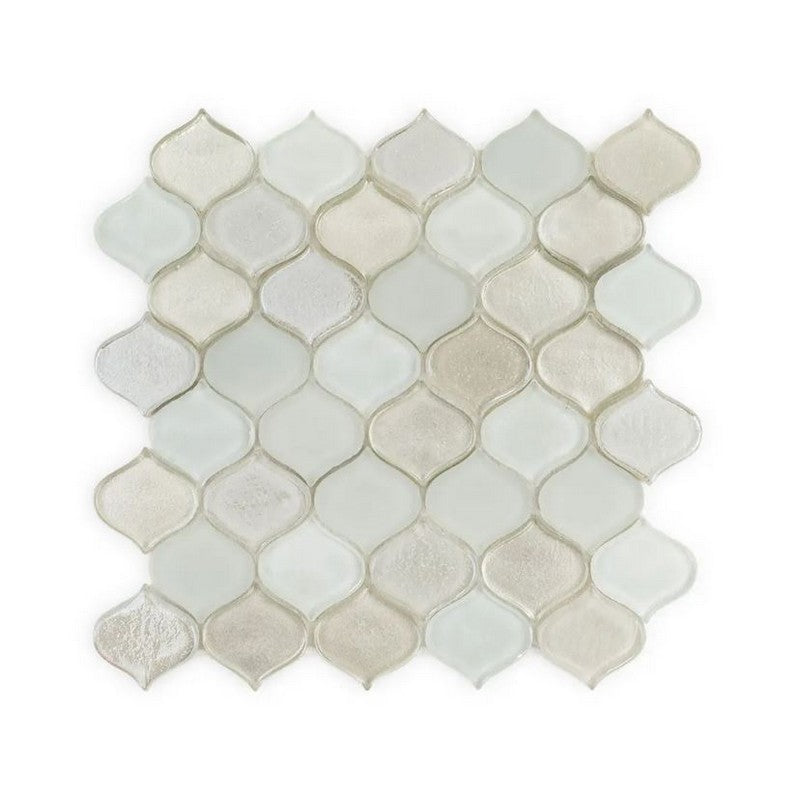 Jeffrey Court Suite 10.25" x 10.38" Multi & Specialty Droplet Glass Mosaic