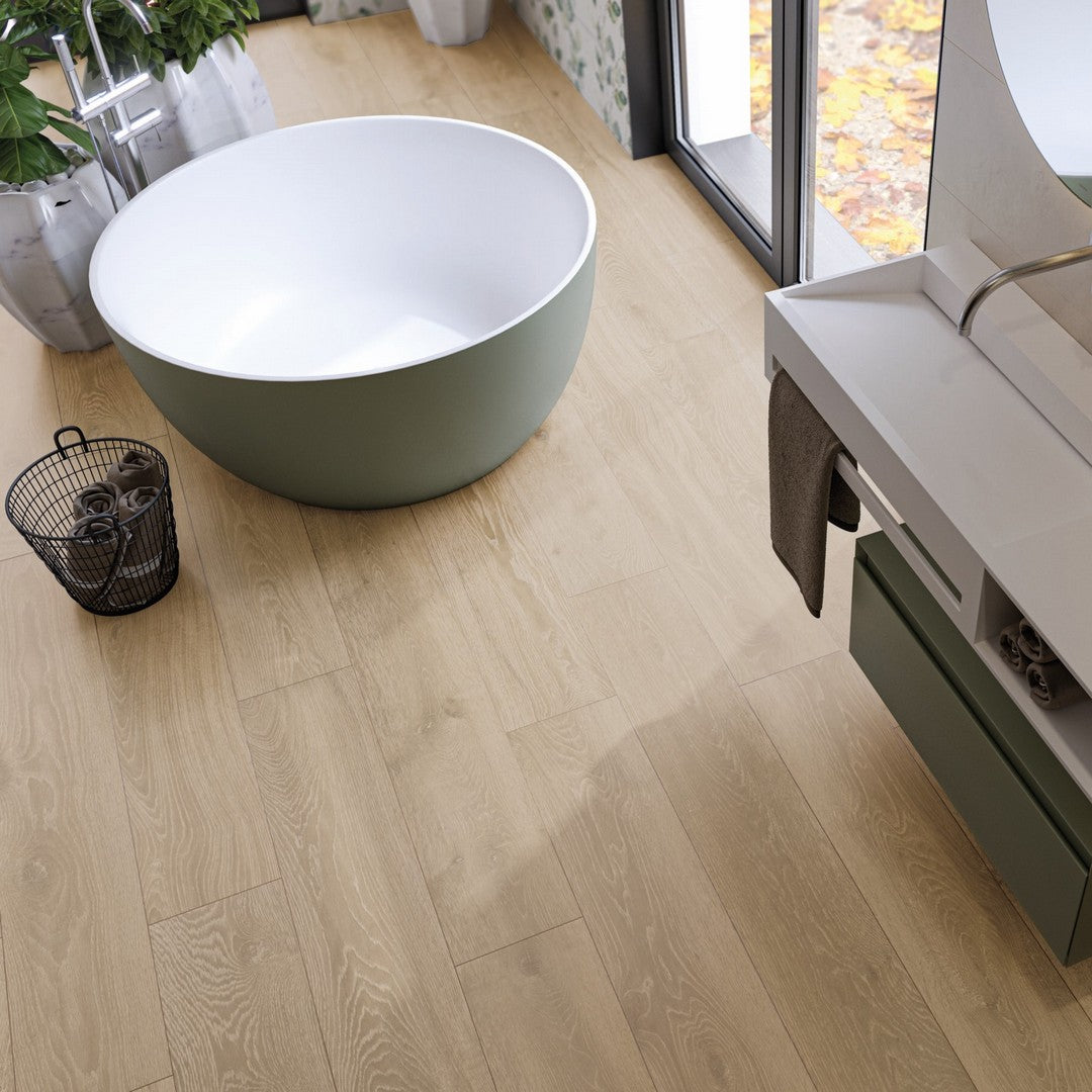 Happy-Floors-Stowe-8-x-48-Rectified-Natural-Porcelain-Plank-Almond