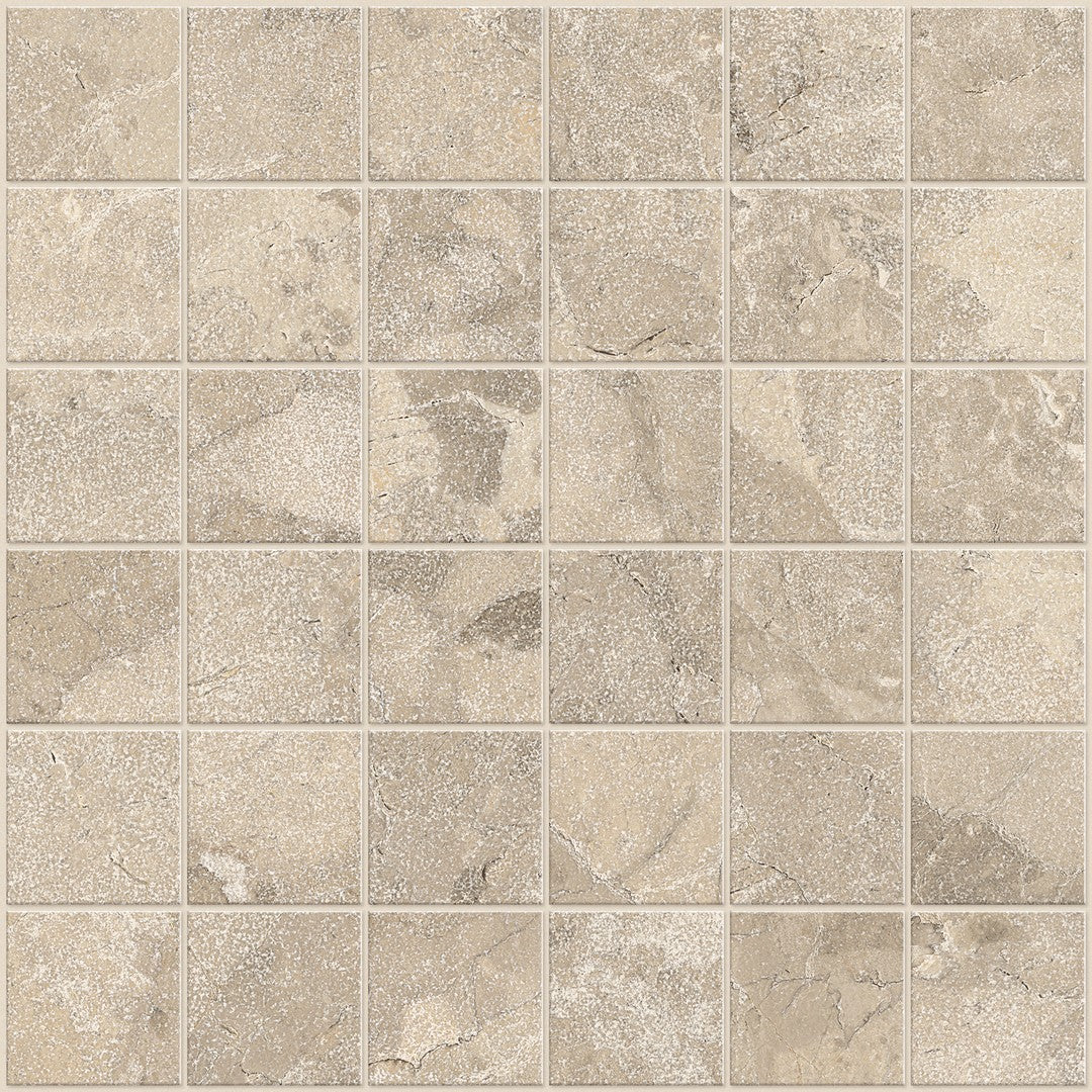 Happy Floors Crew 12" x 12" Rectified Natural Porcelain 2" Mosaic