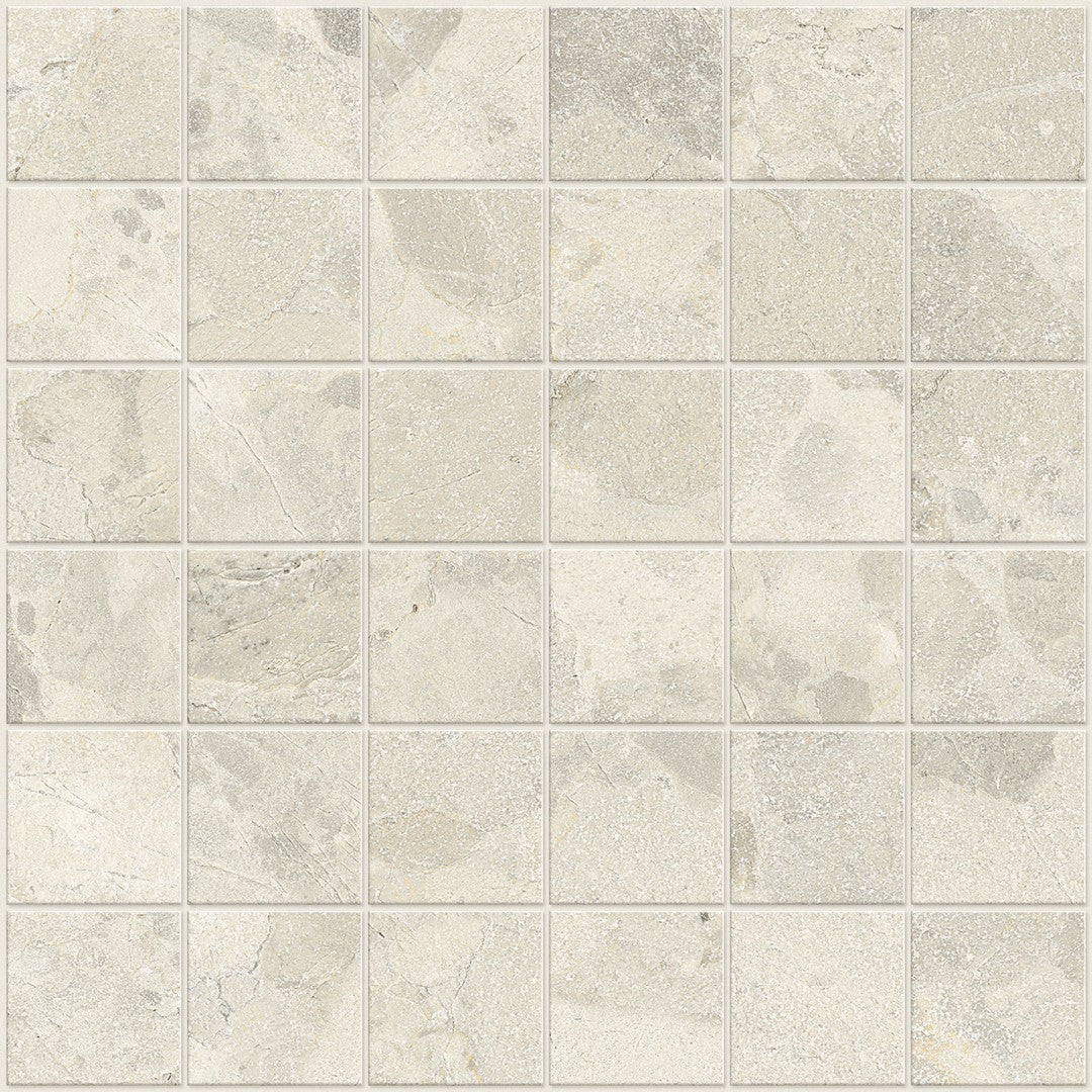 Happy Floors Crew 12" x 12" Rectified Natural Porcelain 2" Mosaic