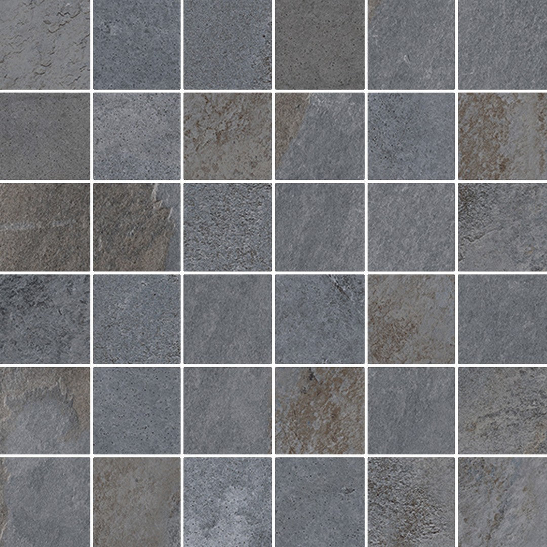 Happy Floors Berwyn 12" x 12" Rectified Natural Porcelain 2" Mosaic