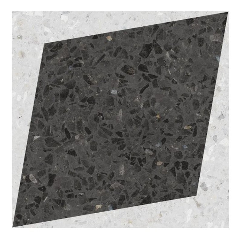 WOW Natural Drops 7" x 7" Matte Porcelain Rhombus Décor Tile