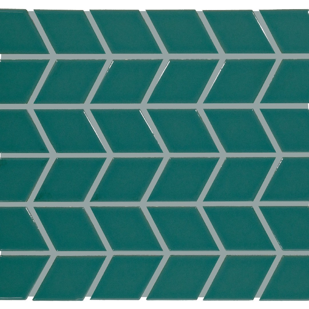 Daltile Colorwheel Retro 11" x 13" Chevron Mosaic Gloss
