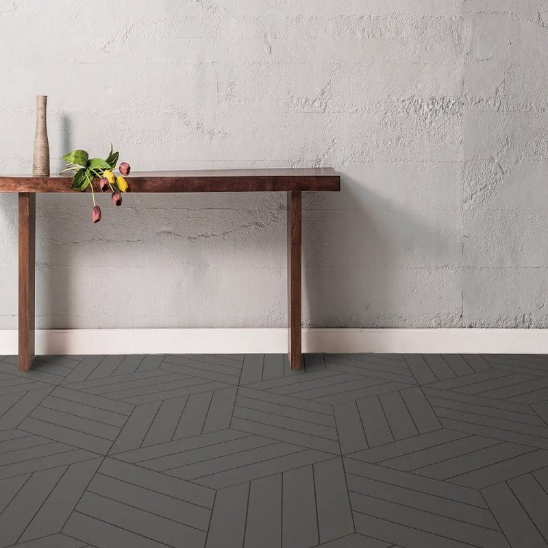 WOW-Floor-4-x-20.5-Matte-Porcelain-Chevron-Tile-Graphite-B