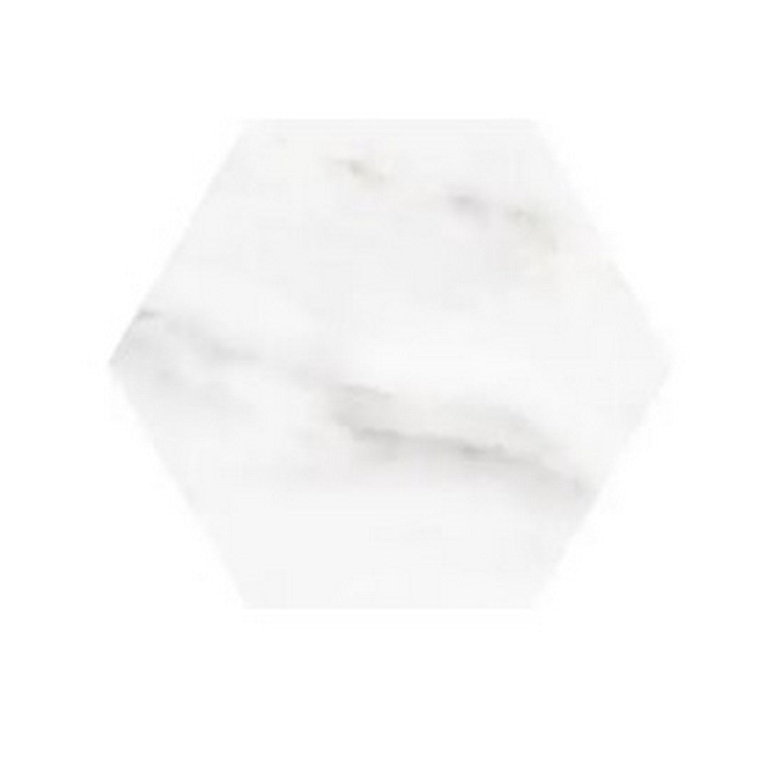 WOW Love Affairs Calacatta 8" x 9" Matte Porcelain Hexagon Tile