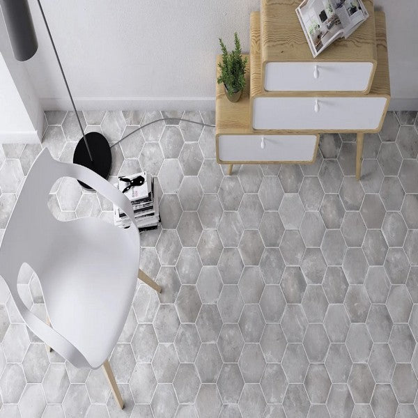 WOW-Cottage-5.5-x-6.3-Matte-Porcelain-Hexagon-Tile-Grey