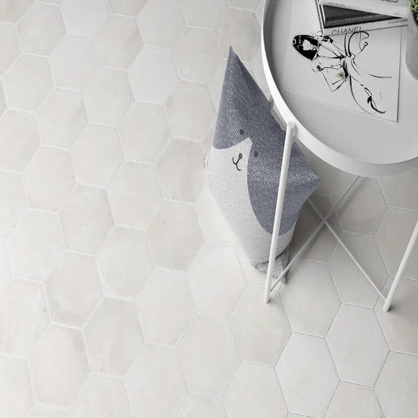 WOW-Cottage-5.5-x-6.3-Matte-Porcelain-Hexagon-Tile-White
