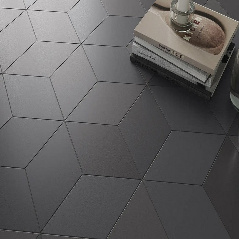 WOW-Flow-Diamond-5.5-x-9.5-Matte-Porcelain-Tile-Black