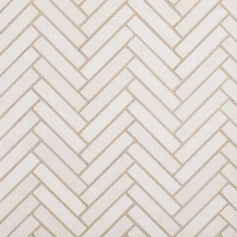 Jeffrey Court Align 10.88" x 11.38" Honed Herringbone Styx Natural Stone Mosaic