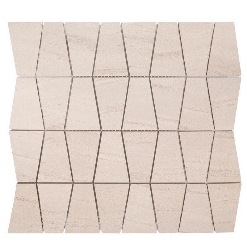 Jeffrey Court Align 12.13" x 12.63" Honed Trax Natural Stone Mosaic