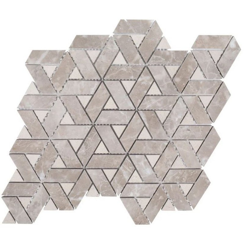 Jeffrey Court Align 10.63" x 11.75" Honed Jax Natural Stone Mosaic