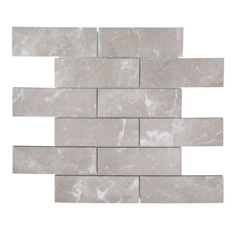 Jeffrey Court Align 11.88" x 12.25" Honed Convex Natural Stone Mosaic