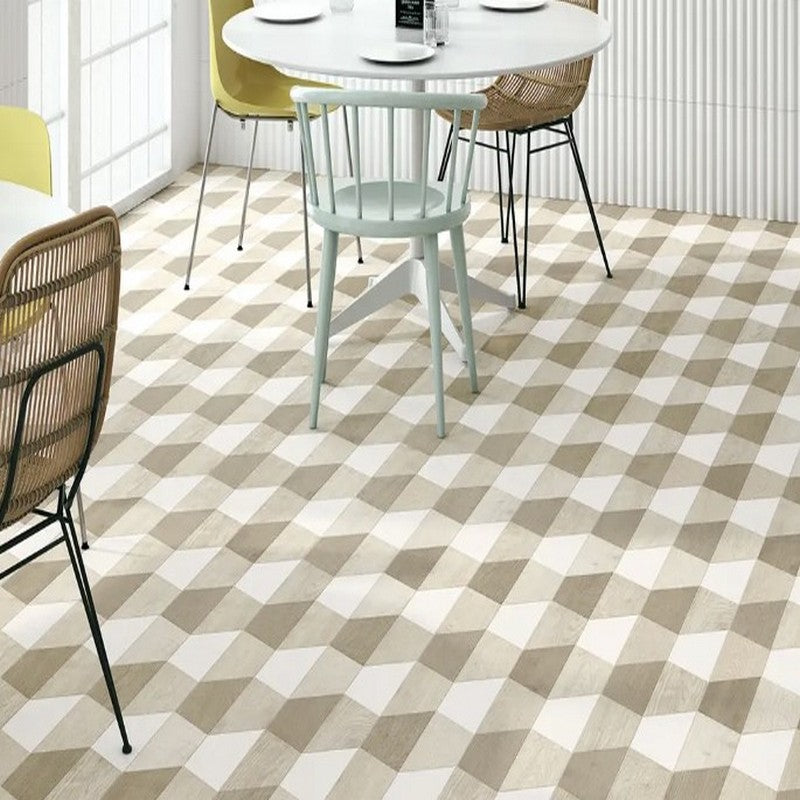 WOW-60º-4-x-9-Matte-Porcelain-Trapezium-Tile-Wood-Light