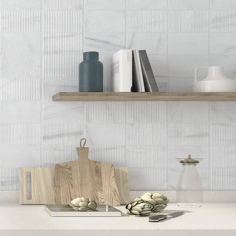 WOW-Gea-Carved-4.7-x-4.7-Matte-Porcelain-Tile-Calacatta