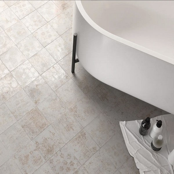 WOW-Mestizaje-Chateau-Antique-7-x-7-Glossy-Porcelain-Tile-White