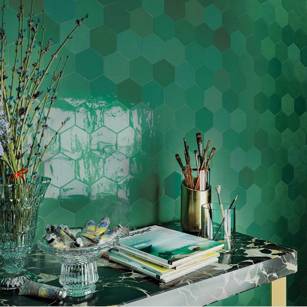 WOW-Zellige-4-x-5-Glossy-Ceramic-Hexagon-Tile-Emerald