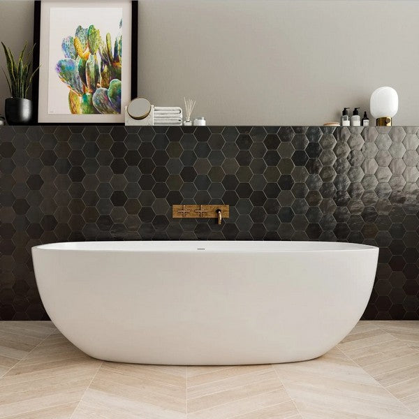 WOW-Zellige-4-x-5-Glossy-Ceramic-Hexagon-Tile-Graphite