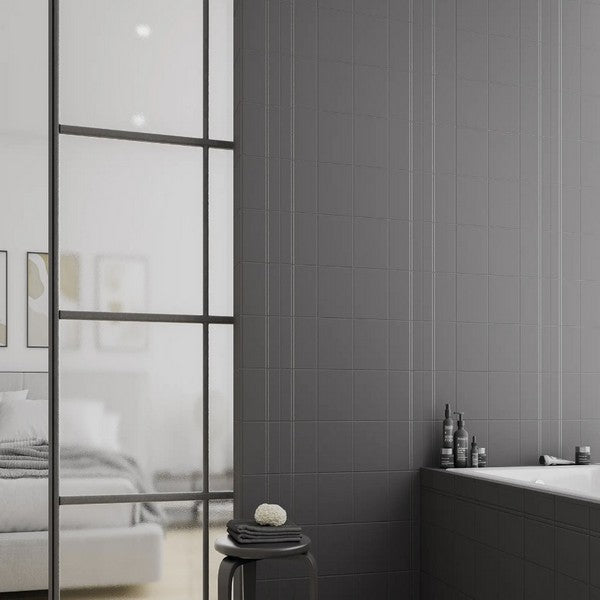 WOW-Point-&-Dash-6-x-6-Matte-Porcelain-Tile-Titanium