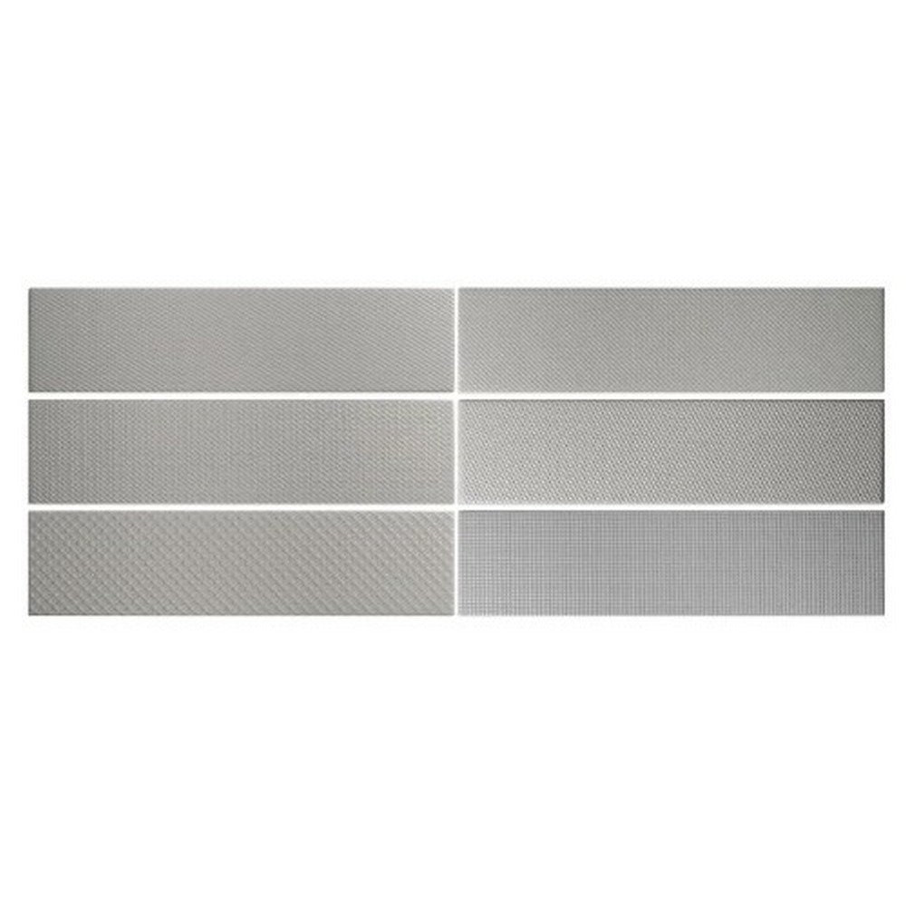 WOW Texiture Pattern Mix 2.5" x 10" Matte Ceramic Tile