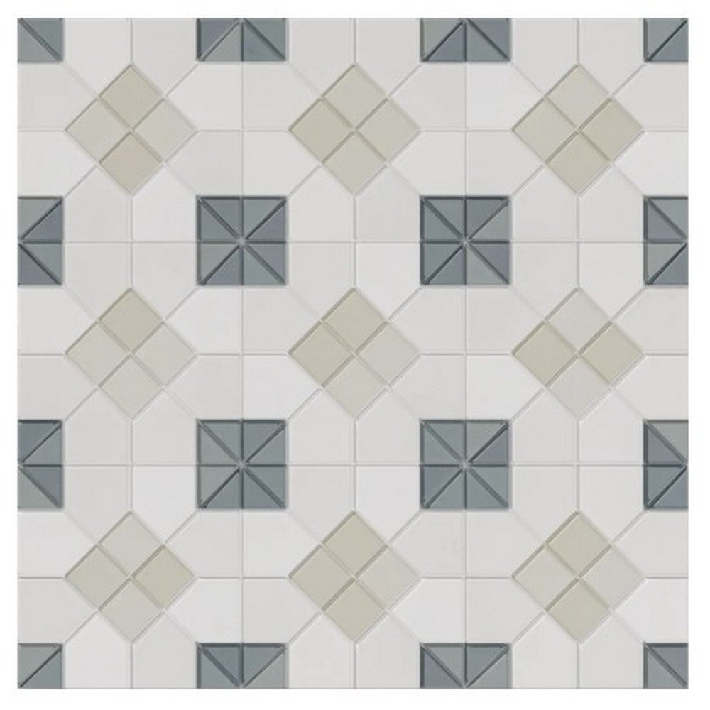 WOW Tesserae Suit 11" x 11" Matte Porcelain Tile