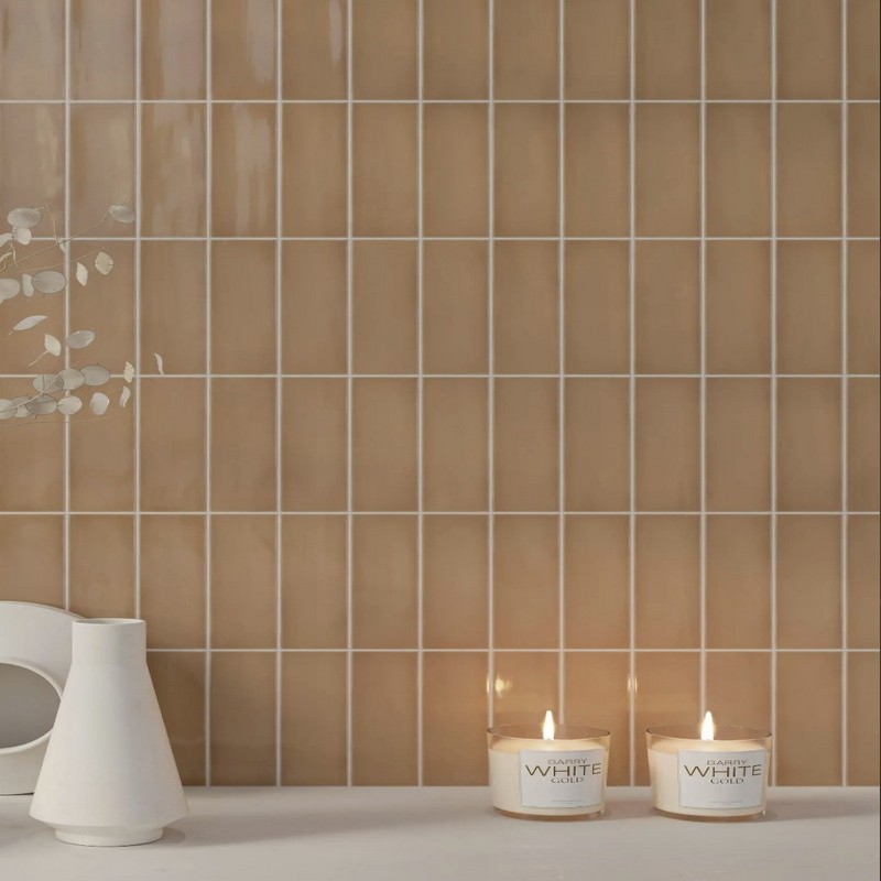 WOW-Glow-2-x-6.3-Glossy-Ceramic-Tile-Caramel