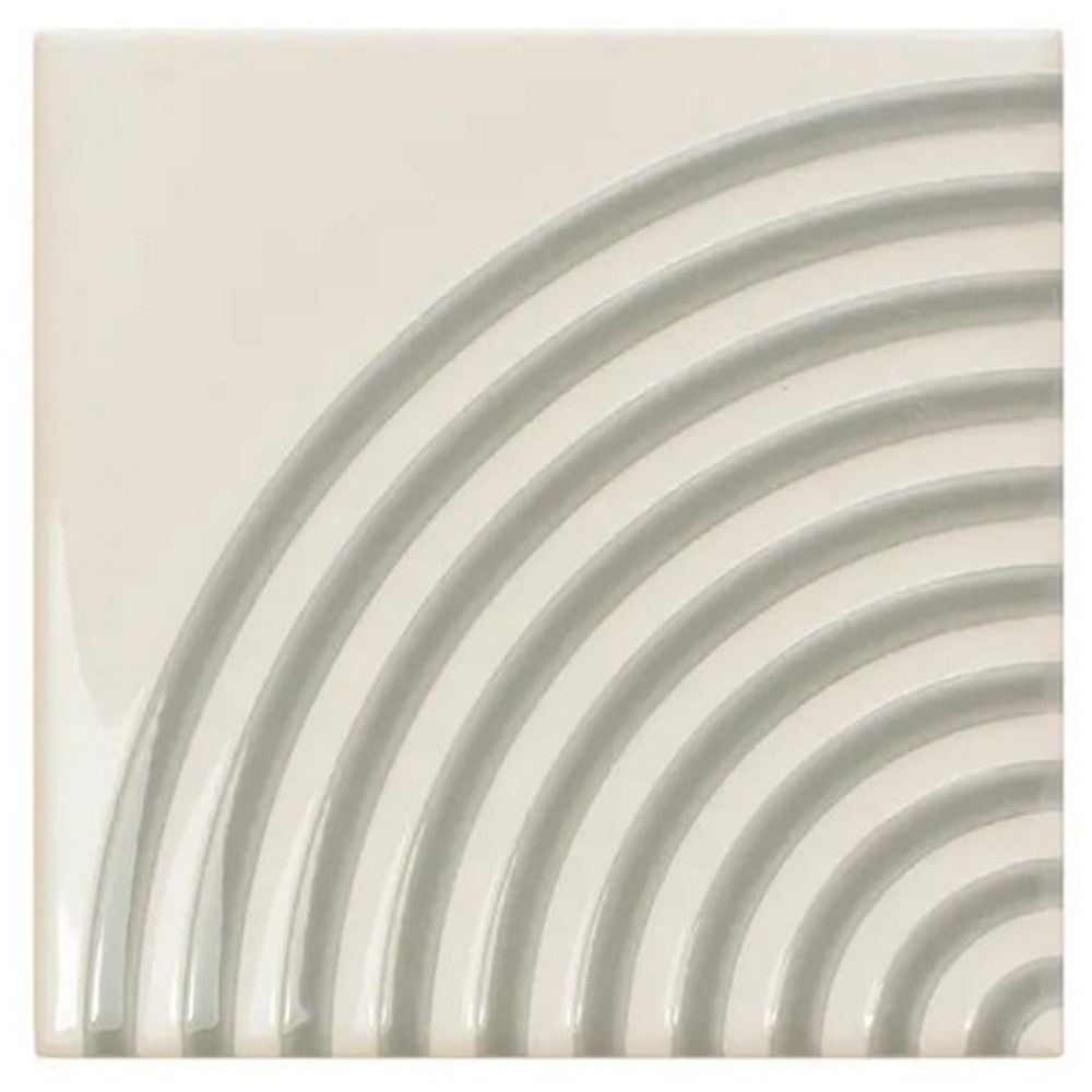 WOW Twister Twist 5" x 5" Glossy Ceramic Tile