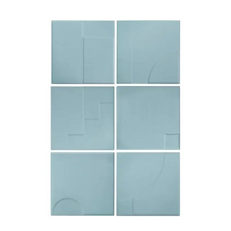 WOW Casbah Décor Mix 5" x 5" Matte Ceramic Tile