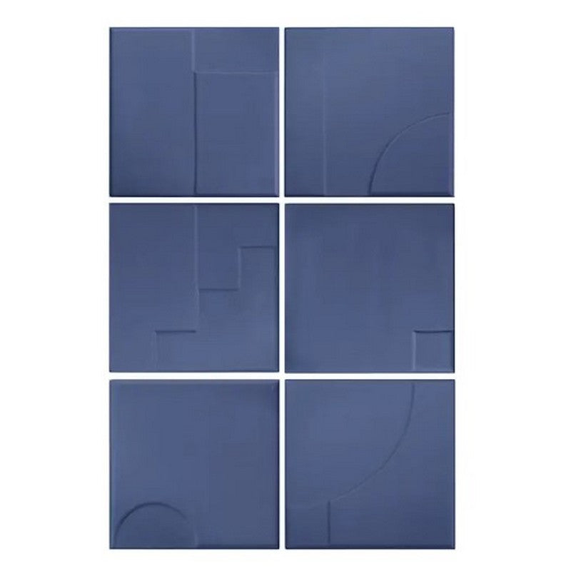 WOW-Casbah-Décor-Mix-5-x-5-Matte-Ceramic-Tile-Terracota