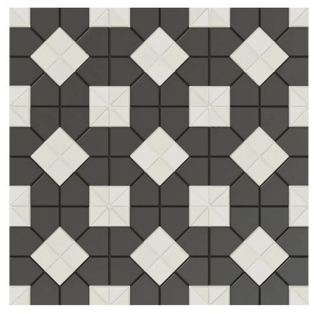 WOW Tesserae Suit 11" x 11" Matte Porcelain Tile