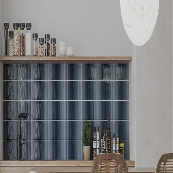 WOW-Colour-Notes-Bars-5-x-10-Glossy-Ceramic-Tile-Indigo