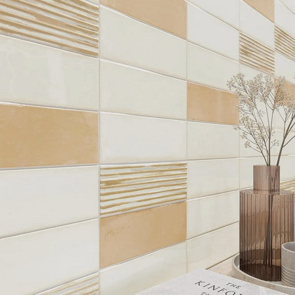 WOW-Casablanca-Comb-2-x-6-Glossy-Porcelain-Tile-Lime