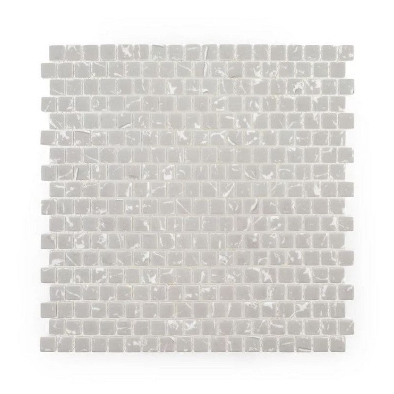 Jeffrey Court The Press 11.5" x 11.5" Matte Bulletin Glass Mosaic