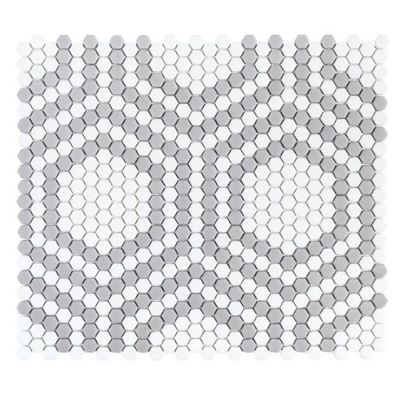 Jeffrey Court The Press 13.25" x 15.38" Matte Union Glass Mosaic