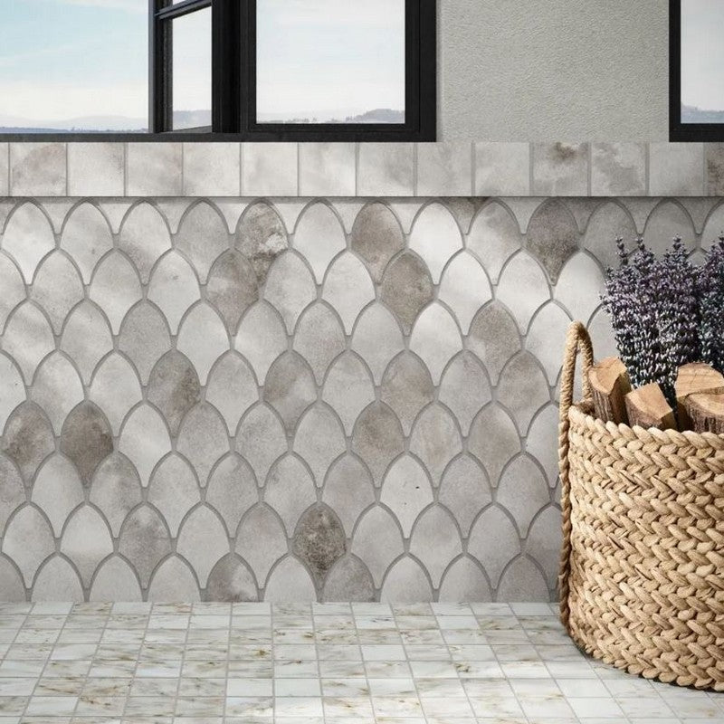 Jeffrey-Court-European-Countryside-6.25-x-4.25-Matte-Scallop-Concrete-Tile-Catalan